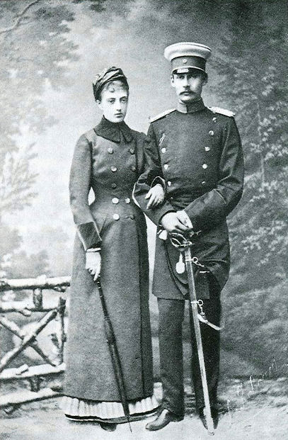 Frédéric-François III de Mecklembourg-Schwerin et Anastasia Mikhaïlovna de Russie - 1880